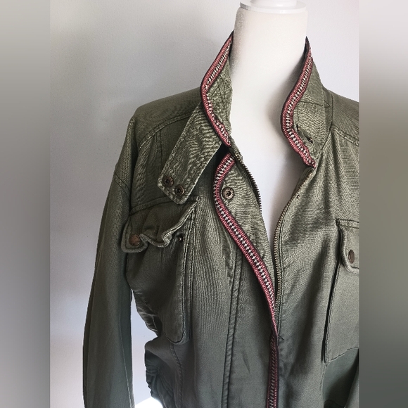 Free People "Green Front" bomber jacket - Picture 7 of 7